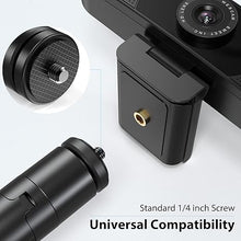 Load image into Gallery viewer, Webcam Tripod, EMEET Professional Webcam Mini Tripod, Portable &amp; Lightweight, Adjustable Height from 5.7-12.2 in, Stable Use, Universal Compatible for Most Webcams/Phones/GoPros/Mirrorless Cameras
