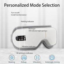 Load image into Gallery viewer, Nadie Eye Massage with Heat, Smart Eye Massager Tool, Temple Massager Heat Eye Mask, Birthday Gifts, White
