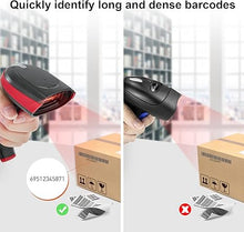 Load image into Gallery viewer, Barcode Scanner Wired,JRHC 2D Bar Code Reader Automatic QR 1D Bar Code Scanner Support Windows Mac and Linux with USB Cable for Pos Mobile Payment, Convenience Supermarket, Store, Warehouse, Library
