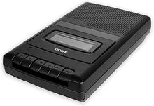 Load image into Gallery viewer, Coby Portable Cassette Tape Player and Tape Cassette Recorder with Built-in Microphone, Built-in Handle, and One-Touch Recording with Automatic Stop (Standard)
