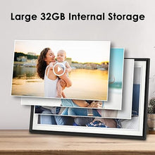 Load image into Gallery viewer, Digital Picture Frame Large 15.6 Inch, Mvgges WiFi Digital Photo Frame 32GB with 1920 * 1080 IPS Full HD Touchscreen, Wall-mountable, Share Photos and Videos Instantly from Anywhere via Free App
