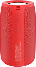 Load image into Gallery viewer, Bluetooth Speaker,MusiBaby Wireless,Outdoor, Waterproof,Portable Speaker,Dual Pairing, Bluetooth 5.0,Loud Stereo,Booming Bass,1500 Mins Playtime for Home&amp;Party,Gifts(Pure Red)
