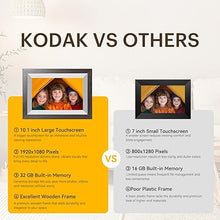 Load image into Gallery viewer, KODAK 10.1 Inch WiFi Digital Picture Frame with 32GB Storage, Electronic Smart Digital Photo Frame 1280x800 IPS Touch Screen, Auto-Rotate, Share Moments Instantly, for Women
