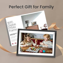 Load image into Gallery viewer, Frameo Digital Picture Frame with 32GB Storage, 10.1 inch Smart WiFi Digital Photo Frame Electronic HD IPS Touch Screen, Auto-Rotate, Wall Mountable, Share Photos/Videos, Send Best Wishes via Free App
