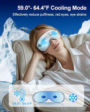 Load image into Gallery viewer, Smart Eye Massager with Heating &amp; Cooling, Upgraded Eye Massager with Bluetooth Music for Migraine Dry Eye Sleep Relief, Portable Massage Mask, Ideal Gift for Men and Women
