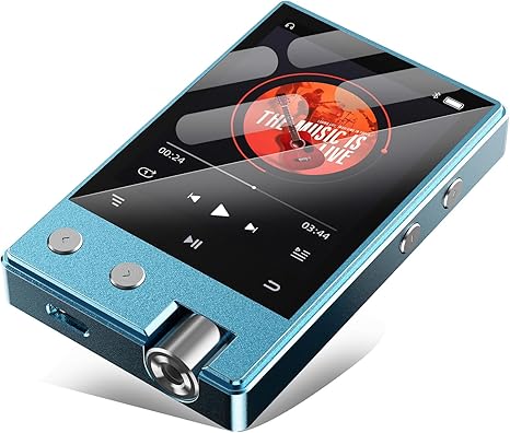 MP3 Player with Bluetooth,HiFi Lossless DSD/FLAC Digital Audio Music Player Portable,Flac DSD256/128/64 Supported,Portable 2.4