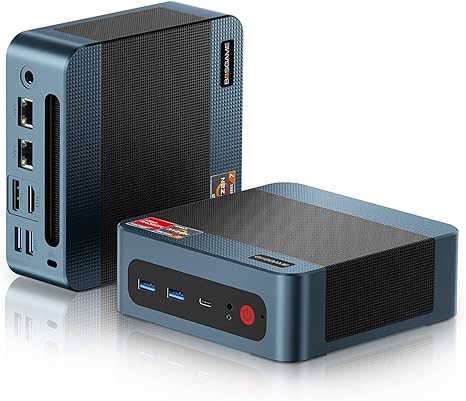 P3 Lite Mini Gaming PC, AMD Ryzen 7 6800H(up to 4.7 GHz) 24GB DDR5 1TB PCIe 4.0 SSD Desktop Computers, USB 4.0+DP+HDMI/ USB3.2/ Wi-Fi6E/ BT5.2 Mini PC Windows 11 Pro