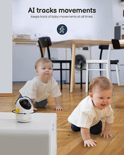 Load image into Gallery viewer, Baby Monitor with Camera and Audio WiFi/No WiFi: Baby Camera Monitor Double Control Night Vision 4.3&#39; Screen 2-Way Talk Temperature &amp; Humidity Sensor Lullabies Motion &amp; Noise Detection(Only 2.4G WiFi)
