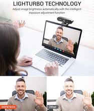 Load image into Gallery viewer, DEPSTECH Webcam with Microphone for Desktop, 2K QHD USB Web Cam with Auto Light Correction, Desktop Computer Camera Streaming Camera for Video Conferencing, Teaching, Streaming, and Gaming
