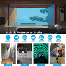 Load image into Gallery viewer, Laser Measure Device, MiLESEEY 229ft Digital Laser Tape Measure with Upgrade Electronic Angle Sensor, ±2mm Accuracy, Area Measurement,Volume and Pythagoras, 2" LCD Backlit,Mute, Battery Included
