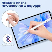 Load image into Gallery viewer, Stylus Pen for Touch Screen,15 Mins Fast Charge Stylus Pen for Samsung/Tablet/Phone, Android, High Precision Magnetic Universal Stylus Pencil for All Capacitive Touch Screen (White)
