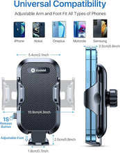 Load image into Gallery viewer, andobil 2024 Upgraded Car Phone Holder Mount for Vent, Military Sturdy Metal Clip Air Vent Phone Holder for Your Car Easy Used Cell Phone Car Mount for iPhone 16 15 14 13 12 Pro Max Samsung S24 S23
