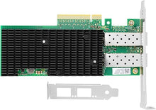 Load image into Gallery viewer, 25Gb PCI-E NIC Network Card for Intel XXV710-DA2,1GbE/10GbE/25GbE Dual SFP28 Ports, with Intel XXV710BM2 Chip,25GbE PCI Express 3.0 X8 Ethernet Adapter Support Windows/Linux/VMware
