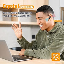 Load image into Gallery viewer, Wireless Earbuds with Earhooks for Small Ears, Deep Bass Stereo Wireless Earphones with Mic, IPX7 Waterproof, Noise Isolation, 3EQ Sound Settings, Wireless Headphones for Sport Workout
