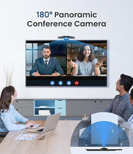 Load image into Gallery viewer, Enther&amp;MAXHUB Intelligent 180° Panoramic 4K Huddle Room Video Camera - Inclusive Video Conferencing Camera with Full Room Coverage - Easy to Set Up Wide Angle Webcam for Business &amp; Distance Learning
