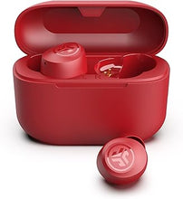 Load image into Gallery viewer, JLab Go Air Pop True Wireless Bluetooth Earbuds &amp; Charging Case - Rose Red, Dual Connect, IPX4 Sweat Resistance, Bluetooth 5 Connection, 3 EQ Sound Settings Signature, Balanced, Bass Boost
