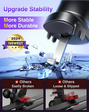 Load image into Gallery viewer, VANMASS Car Phone Holder Mount 2024 Upgraded [Patent Steel-Hook] Car Vent Phone Mount Clip Military-Grade Shockproof Cell Phone Car Mount Handsfree Truck Stand Vent Cradle for iPhone 15 Android,Purple
