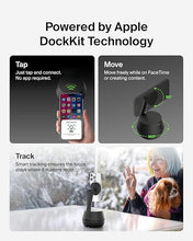 Load image into Gallery viewer, Belkin Wireless Charger Stand, Auto Face Tracking, Apple DockKit Certified, Tripod &amp; MagSafe Compatible, No App Required, 360° Rotation, Influencer Content, Works w/FaceTime, TikTok, YouTube, etc.

