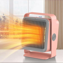 Load image into Gallery viewer, Space Heater, Portable Electric Heater Adjustable Angle for Indoor Use, Upgraded Small Desk Heater with Tip-Over and Overheat Protection for Bedroom, Office?Pink)
