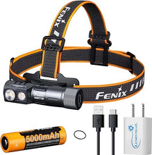 Load image into Gallery viewer, Fenix HM71R 2700 Lumens Headlamp, Rechargeable Spot Light, Flood Light, L-Shape 90 Degree Right Angle Flashlight Industrial Grade with a USB Wall Plug
