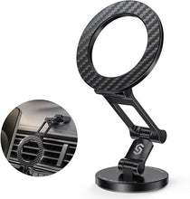 Load image into Gallery viewer, SYNCWIRE Fits MagSafe Car Mount, Magnetic Phone Holder for Car Dashboard, [Flexible Three-axis] 360° Rotation Magnetic Car Mount Strong Magnets Car Phone Holder Fits iPhone 16 15 14 13 12 Pro Max
