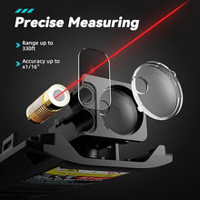 Load image into Gallery viewer, Laser Measurement Tool, MiLESEEY 330Ft Multifunctional Laser Measure with 2.4&quot; Color Backlit Display, Rechargeable Laser Distance Meter with Angle Sensor, m/cm/mm/in/ft+in Measurement Unit
