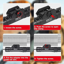 Load image into Gallery viewer, ThruNite Ratel Weaponlight Customized Black Scout Survival Edition Max 1983 Lumens USB-C Rechargeable Flashlight Rail Mount Flashlights, Black Cool White
