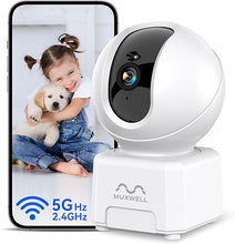 Load image into Gallery viewer, 2.5K/4MP Indoor Pan/Tilt Wireless Security Camera,WiFi 2.4GHz &amp; 5GHz,Night Vision,2-Way Audio,Sound &amp; Motion Detection,Tracking,Baby Monitor,Pet Camera,Compatible with Alexa
