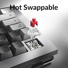 Load image into Gallery viewer, 81 Pro Full Metal Custom Mechanical Keyboard, QMK/VIA Double-Shot PBT Keycap RGB Backlight Hot-swappable Dedicated Winter Bonfire Switch Mechanical Keyboard Compatible with Mac Windows Linux
