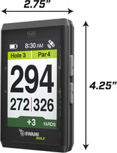 Load image into Gallery viewer, IZZO Golf Swami Max Handheld GPS Unit - Rangefinder Golf GPS with Oversized Large Color Screen for Measuring Golf Distances, Black
