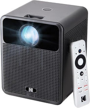 Load image into Gallery viewer, KODAK FLIK HD10 Smart Projector | Android TV 1080P FHD Video Projection System with Google Assistant, Wi-Fi, Bluetooth 5.0, HDMI, USB, Aux &amp; Built-in dual 5W Speakers | iOS &amp; Android
