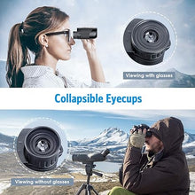 Load image into Gallery viewer, Criacr Compact Binoculars, High Powered 10x25 Folding Binoculars, Large Eyepiece Adults Kids Binocular with Low Light Night Vision for Outdoor Hiking, Traveling, Sightseeing, Bird Watching
