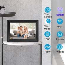 Load image into Gallery viewer, 10.1Inch WiFi Smart Digital Picture Frames,1280 * 800 IPS HD Resolution Digital Photo Frame,16GB Storage,Auto-Rotate,Digital Frame use Mobile Phone Share Pictures and Video
