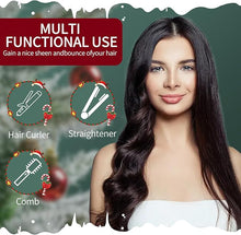 Load image into Gallery viewer, K&amp;K 1.5 inch Thermal Brush Volumizing Brush Heated Curling Ceramic Tourmaline Ionic Curling Iron Quick Heating Makes Dual Voltage Travel-Friendly Straightening Round Design 30S Heating up
