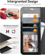 Load image into Gallery viewer, OCASE Compatible with Galaxy S25 Plus Wallet Case, PU Leather Flip Folio Case with Card Holders RFID Blocking Kickstand [Shockproof TPU Inner Shell] Protective Phone Cover 6.7 Inch 2025, Black
