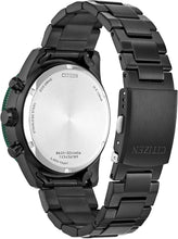 Load image into Gallery viewer, Citizen Men's Eco-Drive Weekender Sport Casual, Black Stainless Steel Bracelet Watch, Chronograph (Model: CA4555-81E)
