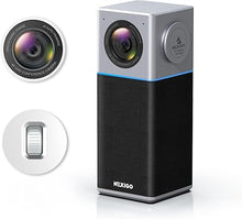 Load image into Gallery viewer, NexiGo N3000 4K Portable Video Conference Camera, Zoom Certified, AI Webcam with Speaker and Microphone, Auto-Framing, Noise Cancellation, 4-Mic Array, 48kHz, Video Audio System for Zoom/Teams/Webex
