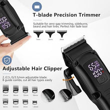 Load image into Gallery viewer, Hair Clippers for Men, Professional Clippers and Trimmers Electric Razor Foil Shaver Set, Beard Trimmer, Cordless Mens Clippers for Hair Cutting, Barber, Grooming, Family
