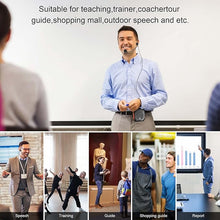 Load image into Gallery viewer, JYX Voice Amplifier for Teacher with Wired Microphone Headset and Waistband, PA System Support MP3,AUX in,REC for Teaching,Meeting,Presentation
