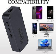 Load image into Gallery viewer, Geekria Pocket Box 3 USB-C Portable Headphone AMP, 4.4mm Balanced Output and 3.5mm Stereo Output, Mini Hi-Fi DAC Dual Chip CS43131, Support up to 384KHz/32bit
