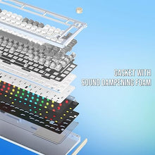 Load image into Gallery viewer, EPOMAKER Tide75 Upgraded QMK/VIA Wireless Gaming Keyboard, 75% Aluminum Mechanical Keyboard, Hot-Swap Creamy Keyboard with FR4 Plate, Bluetooth/2.4Ghz/USB-C, RGB Backlit, NKRO (Blue)
