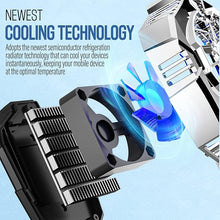 Load image into Gallery viewer, TRILINK Phone Cooler for Gaming, Universal Phone Cooling Fan with Two Cooling Modes, Mobile Phone Radiator Case for iPhone Android Smartphones from 4.5 to 7in, Cell Phone Cooler for Live Streaming
