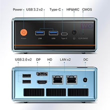 Load image into Gallery viewer, PELADN WO4 Mini PC,AMD Ryzen5 5500U (6C/12T up to 4.0Ghz), 16GB DDR4 RAM/1TB NVME SSD Mini Desktop Computer, WiFi6/BT5.2/DP1.4/HDMI2.0/USB3.2/Win11 Pro for Gaming/Office/Home
