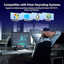 Load image into Gallery viewer, 10G PCI-E Network Card with 10Gbps Dual RJ45 Ports, Intel X540-T2 Conrtoller, VIMIN 10Gb Ethernet Adapter Card Compatible with PCI Express X8, X16, Support Windows/Windows Server/Linux/VMware
