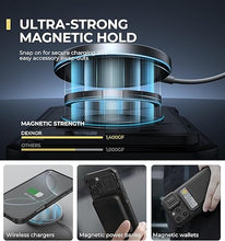 Load image into Gallery viewer, Dexnor for iPhone 16 Pro Max Case with Slide Camera Cover &amp; Adjustable Kickstand, Magnetic Rugged Shockproof Bumper Cases Heavy-Duty Magnetic Protective Cover,Black
