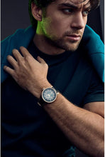 Load image into Gallery viewer, Citizen Eco-Drive Men's Marvel Villians Loki Rose Gold Stainless Steel Case Watch with Deep Green Crocodile Textured Leather Strap, 45mm (Model: AW1363-06W)
