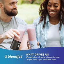 Load image into Gallery viewer, BlendJet Portable Blender for Smoothies &amp; Shakes - 16oz BlendJet 2 Cordless Personal &amp; Small Blender, USB-C Rechargeable &amp; Self Cleaning - Quiet Mini Travel Blender with Stainless Steel Blade (White)
