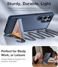 Load image into Gallery viewer, TORRAS Shockproof Stand for Samsung Galaxy S25 Ultra Case, Built-in Kickstand, Military-Grade Protection, Slim &amp; Translucent, Marsclimber Series, Frosted Black
