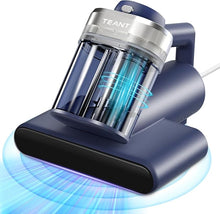 Load image into Gallery viewer, Mattress Vacuum Bed Vacuum Cleaner with 253.7nm UV-C Light, 600W &amp; 16Kpa Strong Suction,33000 RPM/Min Tapping, HEPA Filter,149? Heat &amp; Ultrasonic &amp; Anion Handheld Vacuum for Bed and Pet
