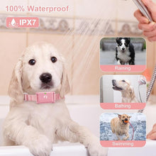 Load image into Gallery viewer, Shock Collar Rechargeable Training Collar with Remote 1800FT Control, Pink Adjustable Waterproof Electric Collar for 5–15lbs Small Size Dogs Puppy Cat Large Medium Dog, Safety Vibration
